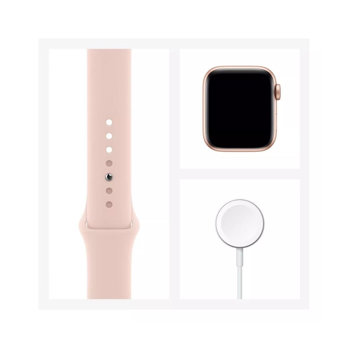 Foto 5 pulgar | Apple Watch Se Dorado con Correa Deportiva Arena Rosa Reacondiconado