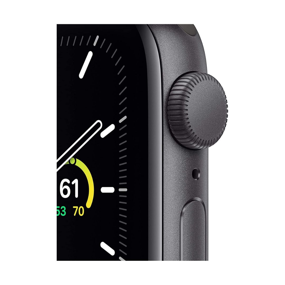 Foto 3 pulgar | Apple Watch Se Gris Espacial con Correa Deportiva Negra Reacondicionado
