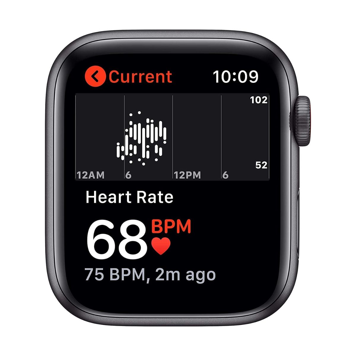 Foto 4 pulgar | Apple Watch Se Gris Espacial con Correa Deportiva Negra Reacondicionado