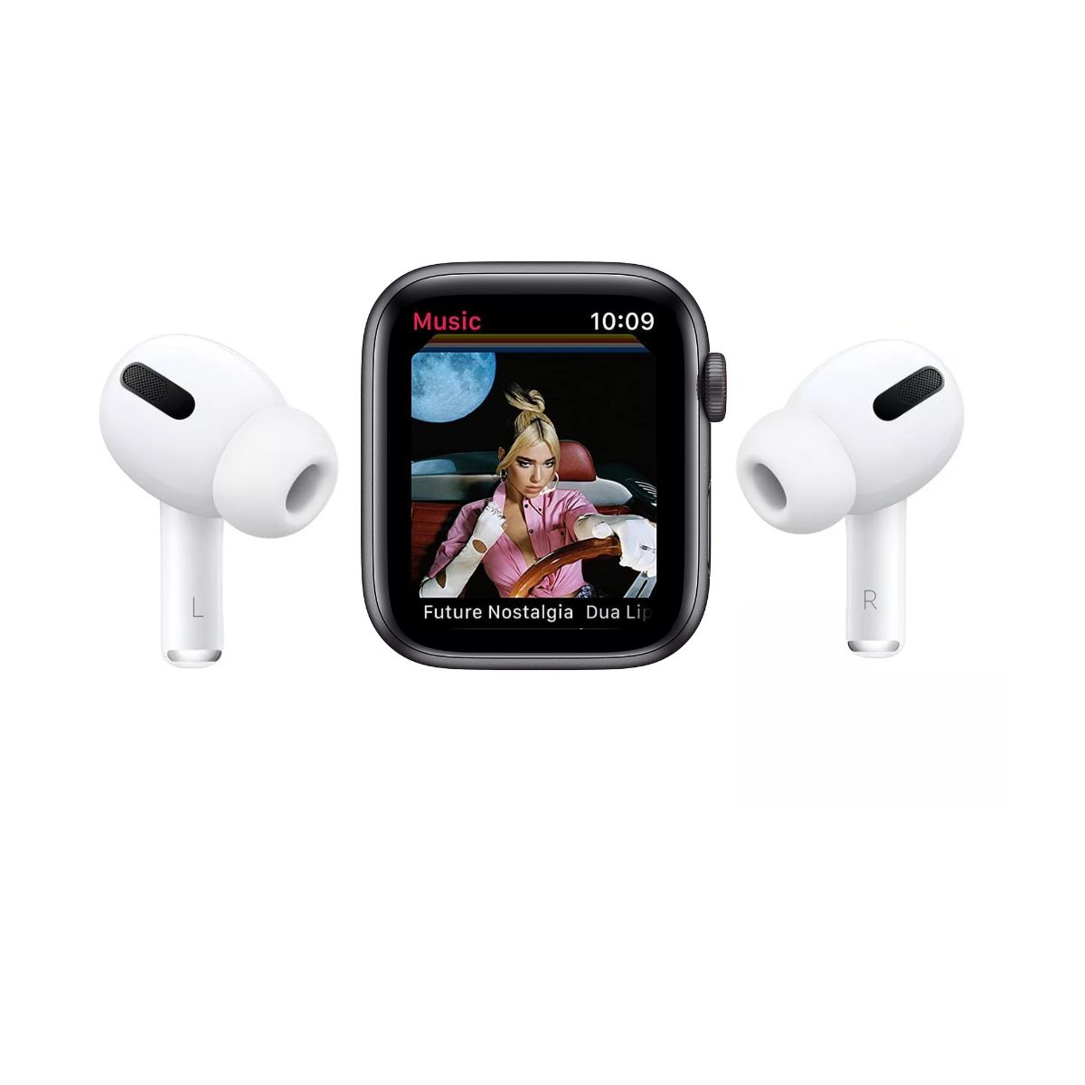 Foto 6 pulgar | Apple Watch Se Gris Espacial con Correa Deportiva Negra Reacondicionado
