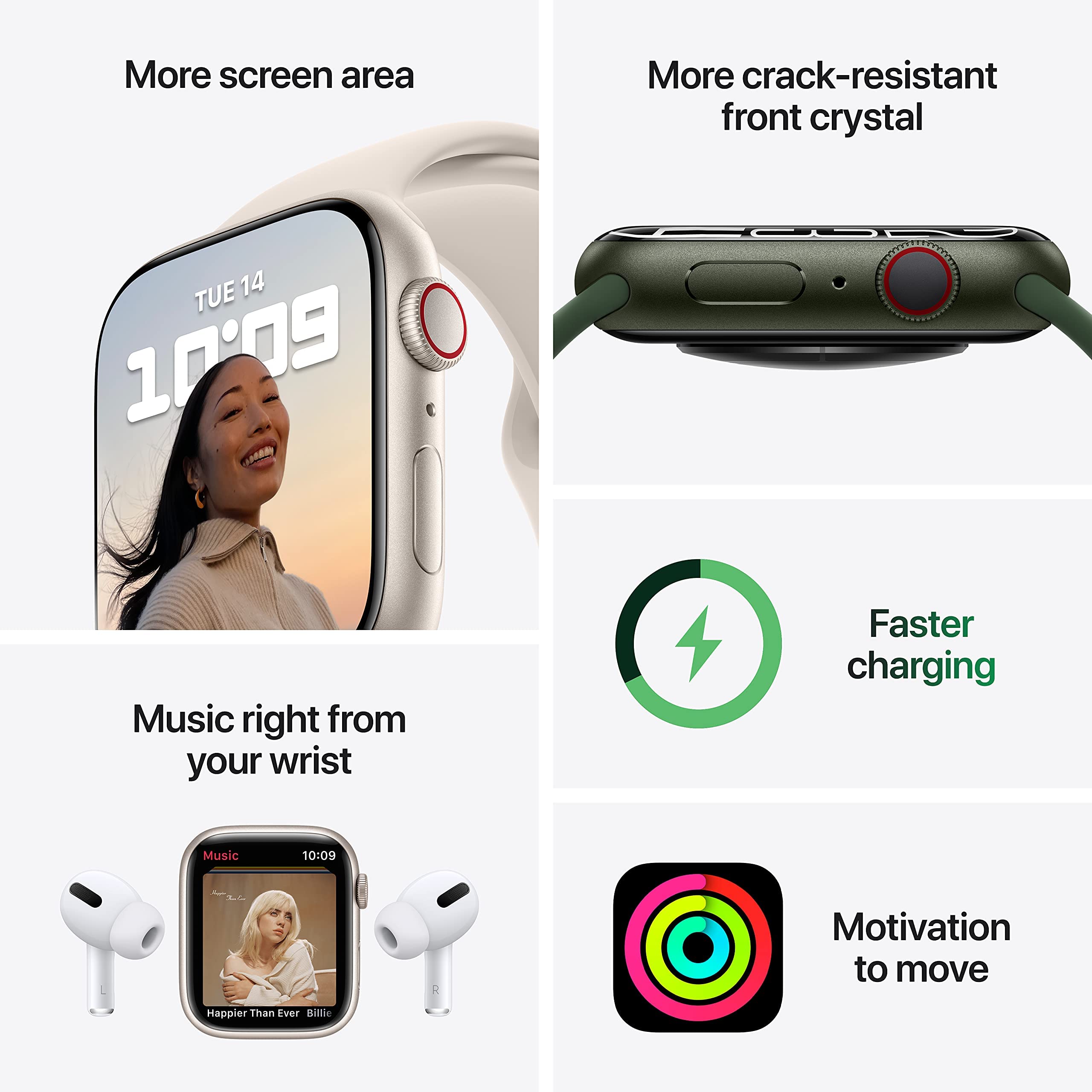 Foto 4 | Reloj Apple Watch Series 7 Reacondicionado-Venta Internacional