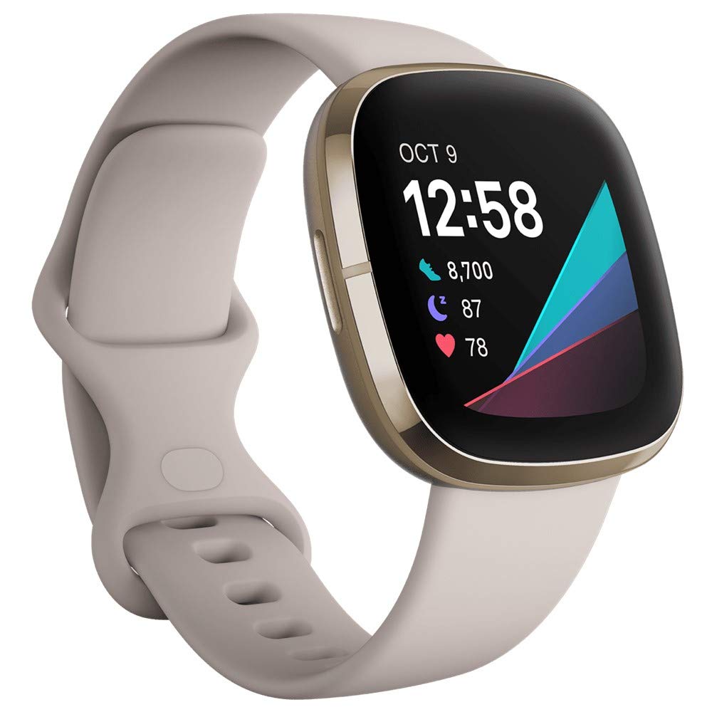 Reloj Inteligente Fitbit Sense Advanced Health Soft Gold Reacondicionado - Venta Internacional