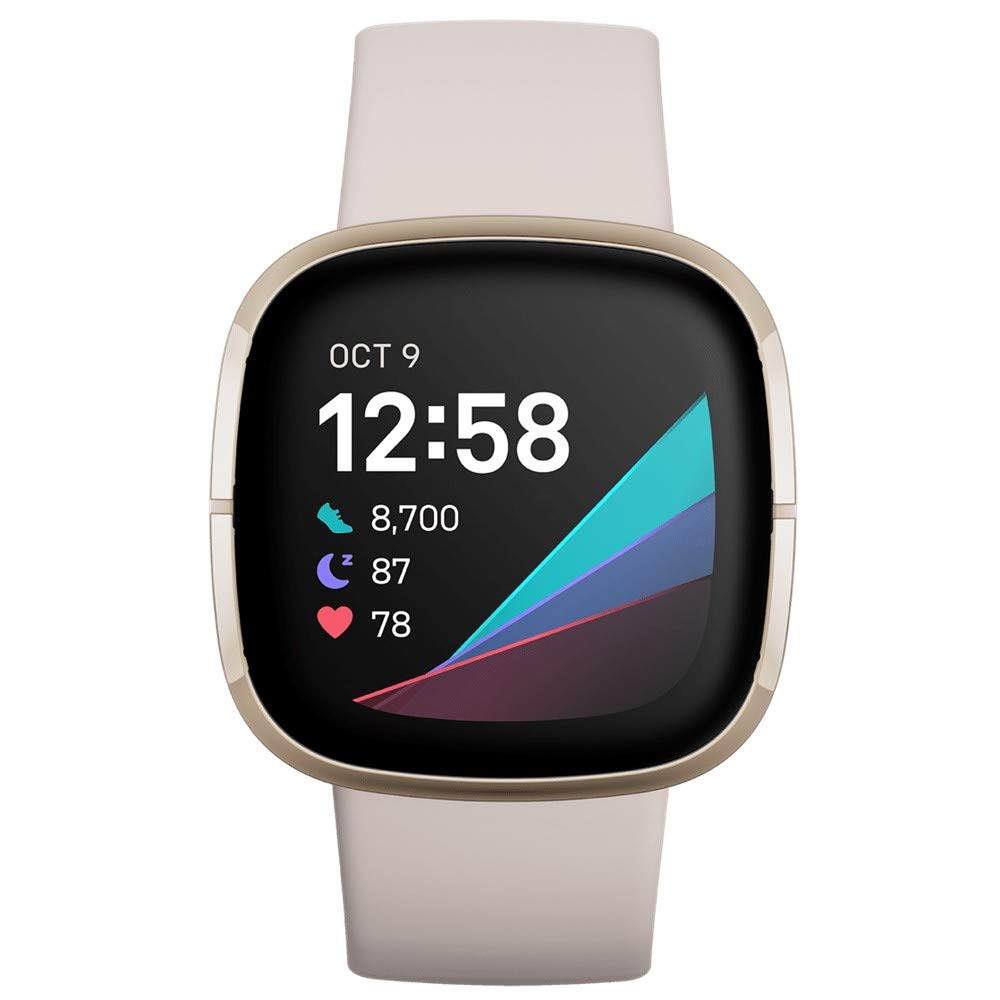 Foto 3 pulgar | Reloj Inteligente Fitbit Sense Advanced Health Soft Gold Reacondicionado - Venta Internacional