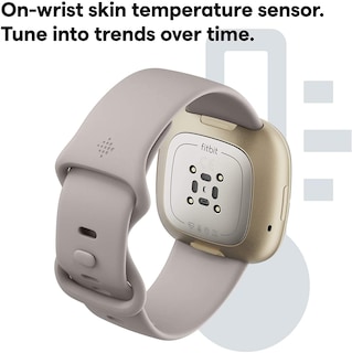 Foto 5 | Reloj Inteligente Fitbit Sense Advanced Health Soft Gold Reacondicionado - Venta Internacional