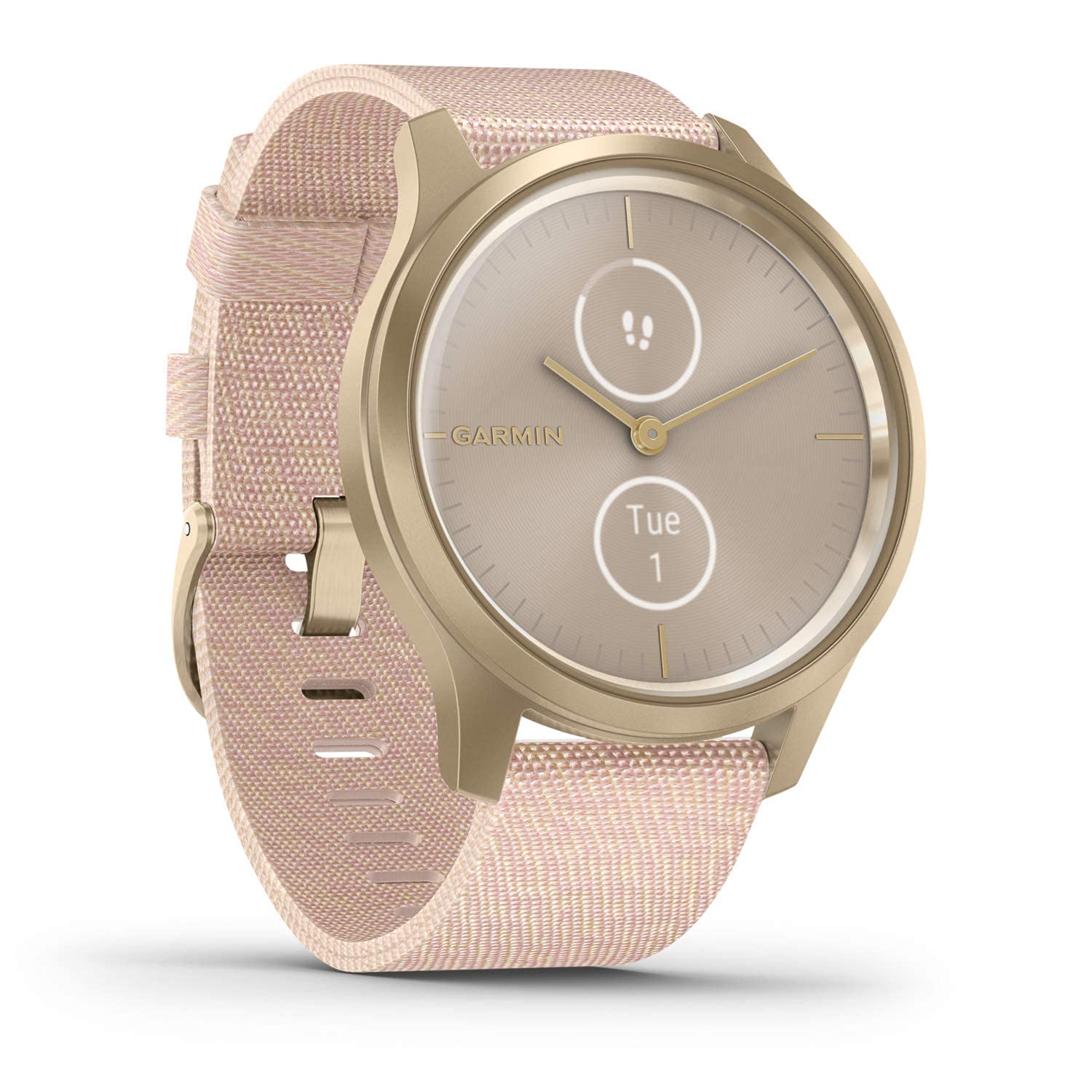 Reloj Inteligente Garmin Vivomove Style Hybrid Dorado/rosa - Renovado - Venta Internacional.