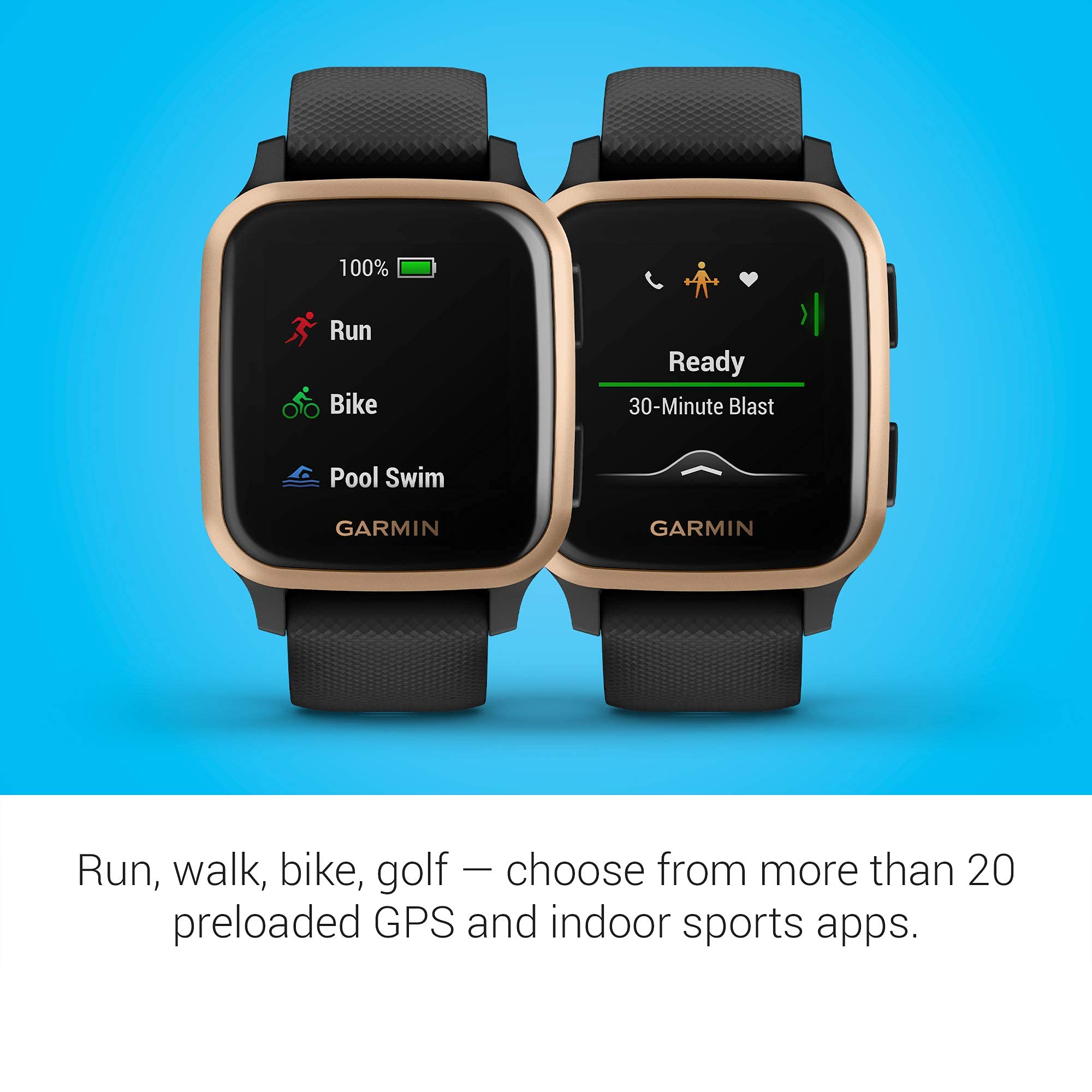 Foto 5 | Reloj Inteligente Garmin Venu Sq Music Gps con Pantalla Táctil Reacondicionado - Venta Internacional