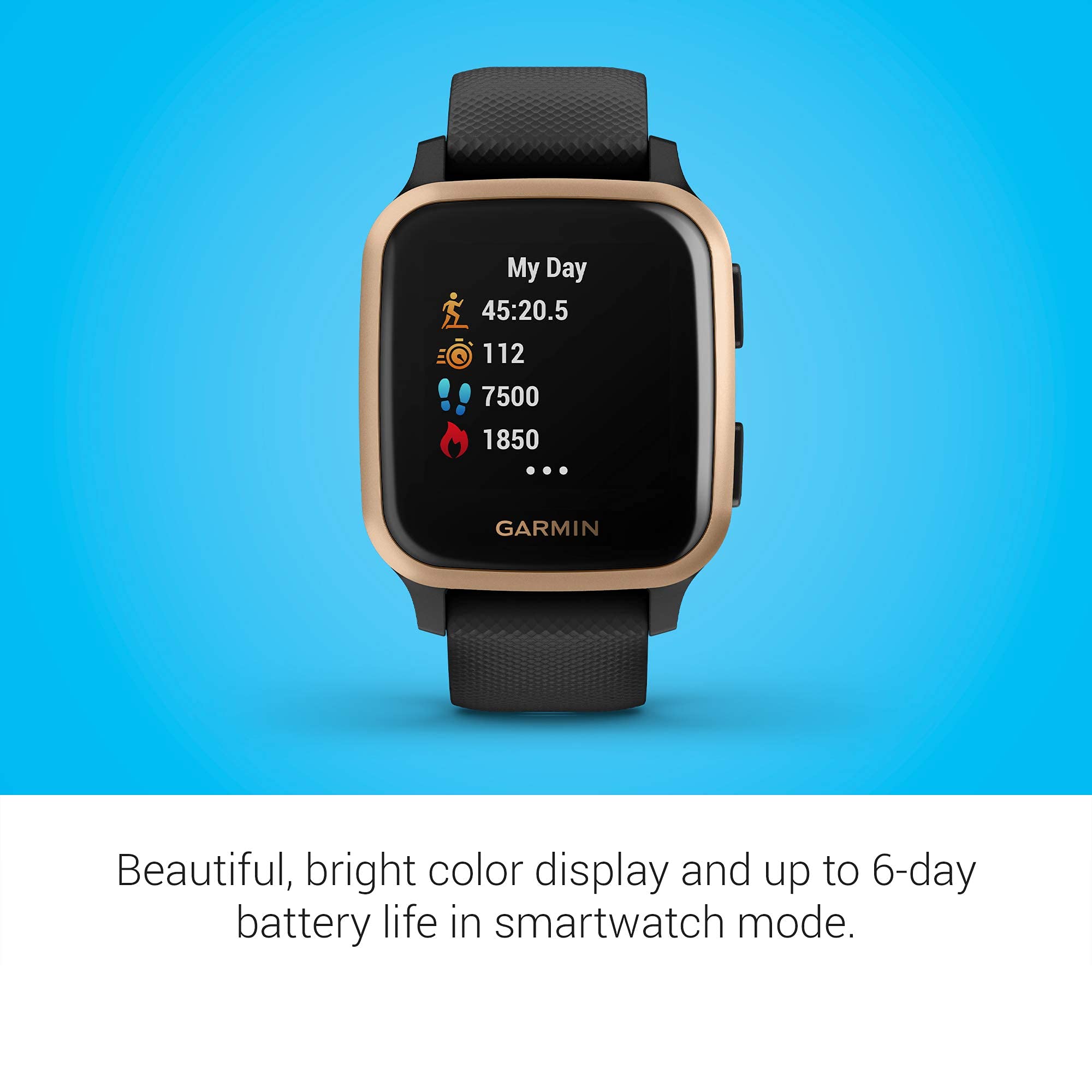 Foto 7 pulgar | Reloj Inteligente Garmin Venu Sq Music Gps con Pantalla Táctil Reacondicionado - Venta Internacional
