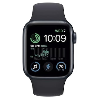 Foto 2 | Apple Watch Serie 7 41mm Negro Reacondicionado + Audífonos