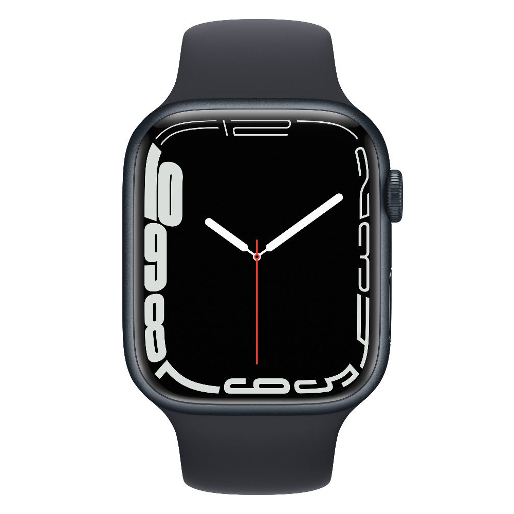 Foto 4 | Apple Watch Serie 7 41mm Negro Reacondicionado + Audífonos