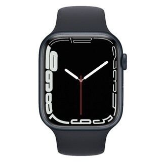 Foto 4 | Apple Watch Serie 7 41mm Negro Reacondicionado + Audífonos