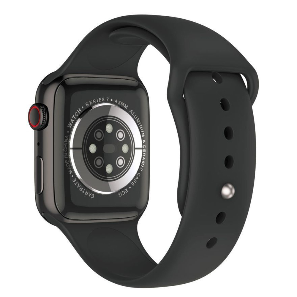 Foto 6 pulgar | Apple Watch Serie 8 45mm Negro Reacondicionado + Audífonos