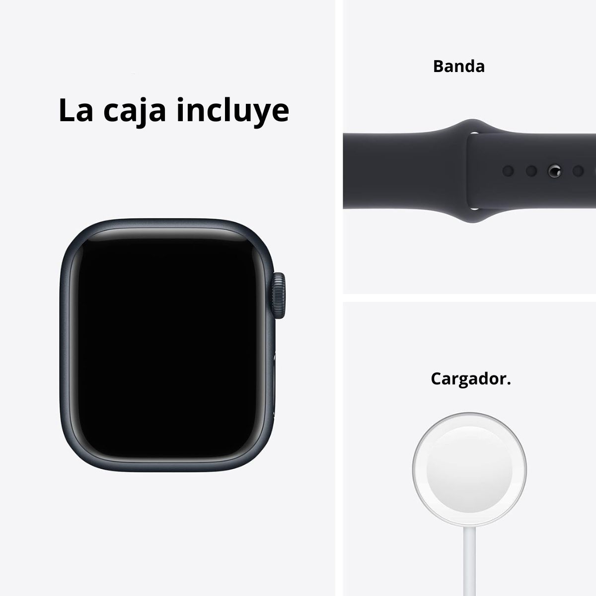 Foto 7 pulgar | Apple Watch Series 7 Negro 41 Mm Correa Medianoche Reacondicionado