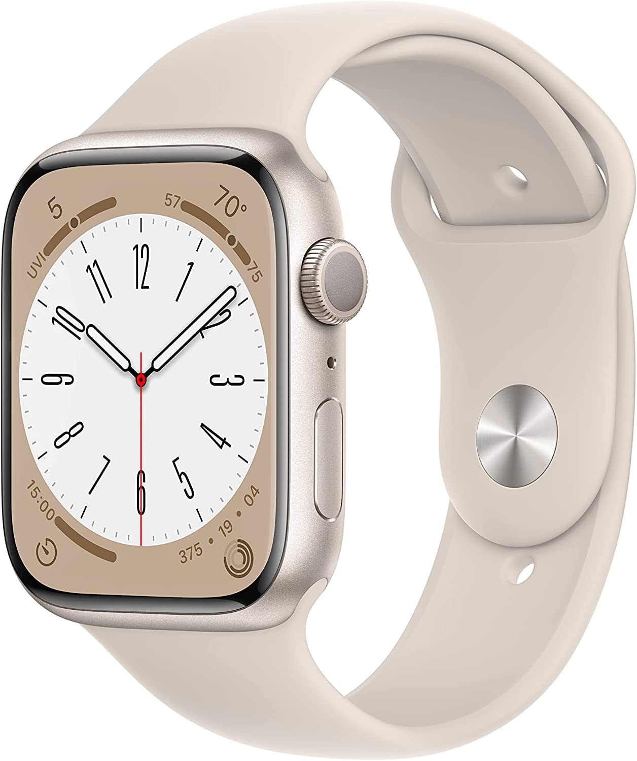 Foto 2 pulgar | Reloj Inteligente Apple Watch Series 8 Gps Starlight De 41 Mm Reacondicionado