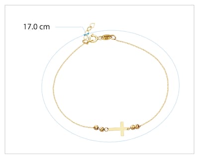 Foto 3 | Pulsera de Oro 10K Horoz