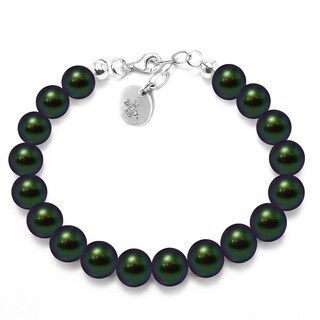Foto 1 | Pulsera Zvezda Perlas de Cristal Verde para Mujer