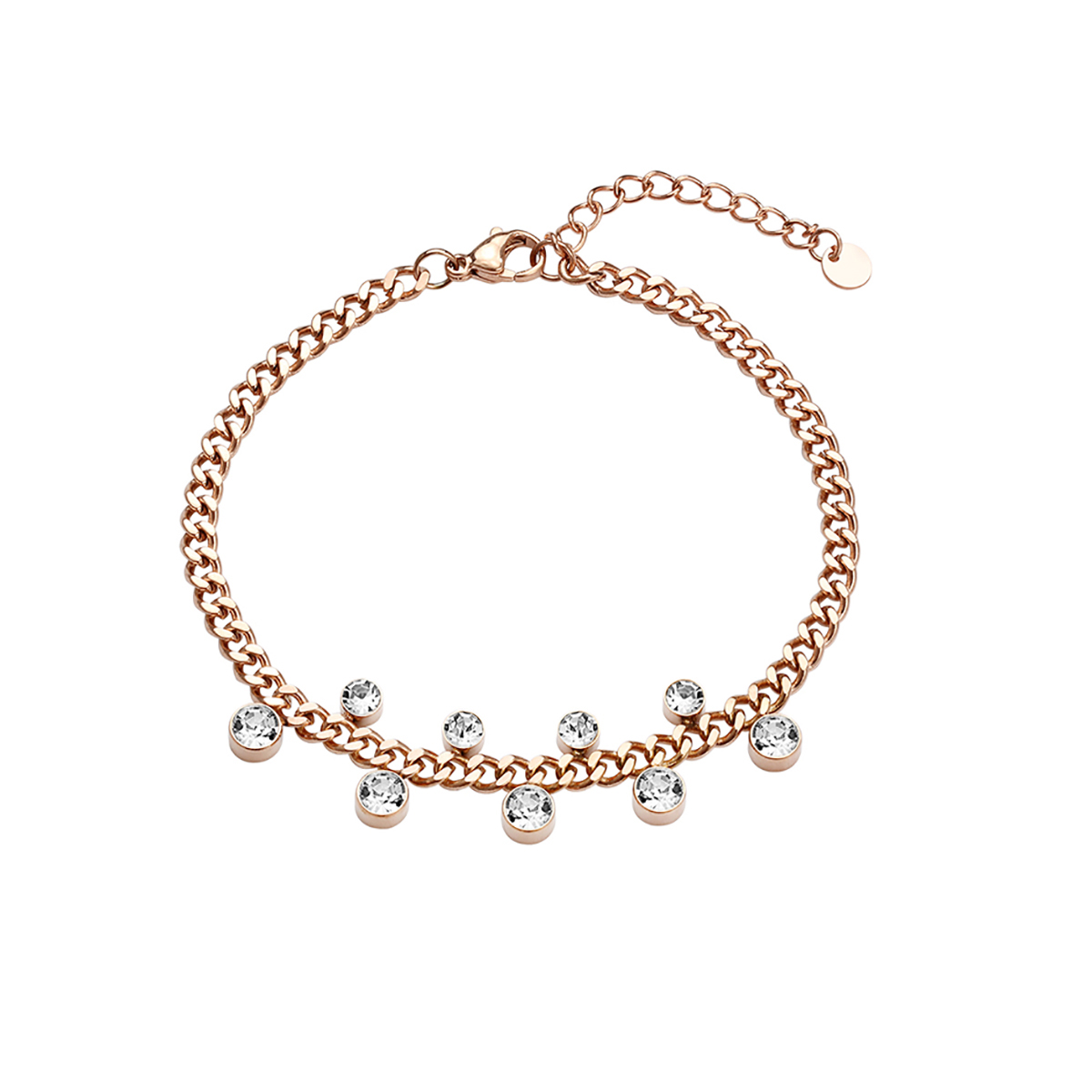 Foto 2 pulgar | Pulsera de Acero Inoxidable Enso para Mujer Ejb2137rw color Rosa
