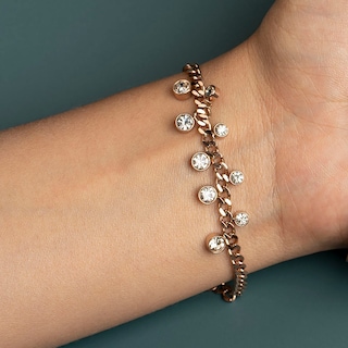 Foto 3 | Pulsera de Acero Inoxidable Enso para Mujer Ejb2137rw color Rosa