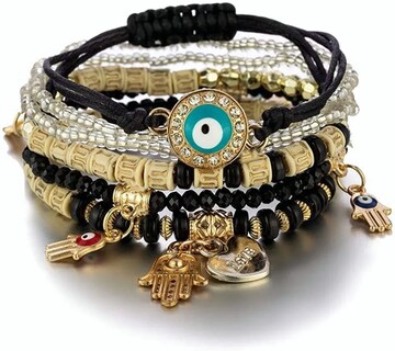 Foto 2 | 4 Pulseras De Amistad Cuentas Boho Y Multicapa