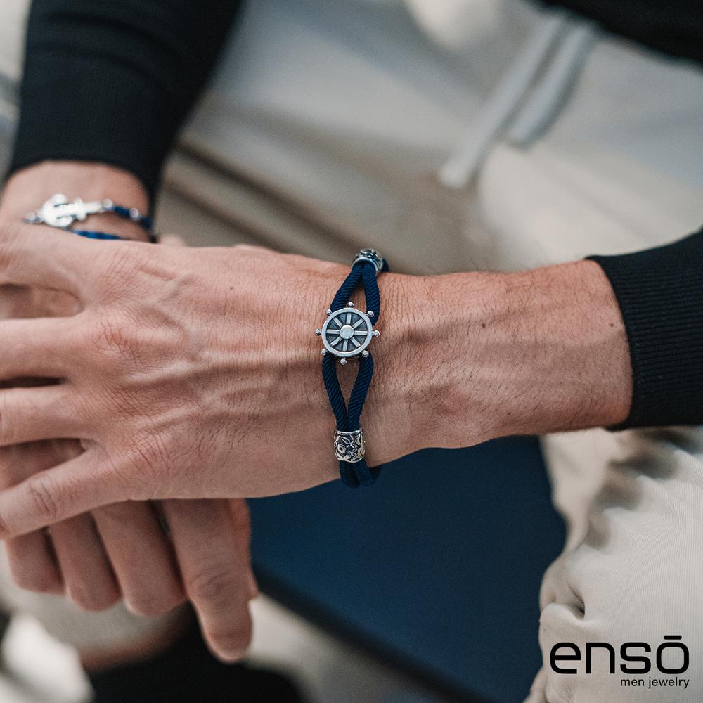 Foto 2 | Pulsera de Acero Inoxidable Enso para Hombre