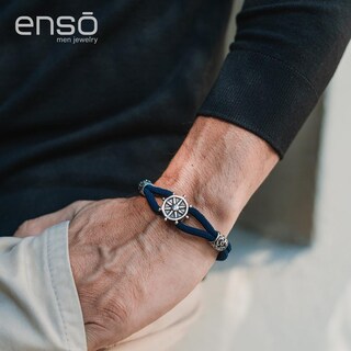 Foto 3 | Pulsera de Acero Inoxidable Enso para Hombre