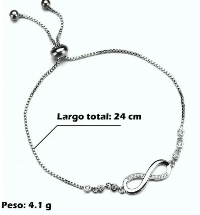 Foto 3 pulgar | Pulsera de Plata Funbu con Micro Circonitas