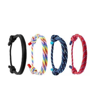 Foto 1 | Pulsera Trenzada Belug Multicolor 4 Piezas