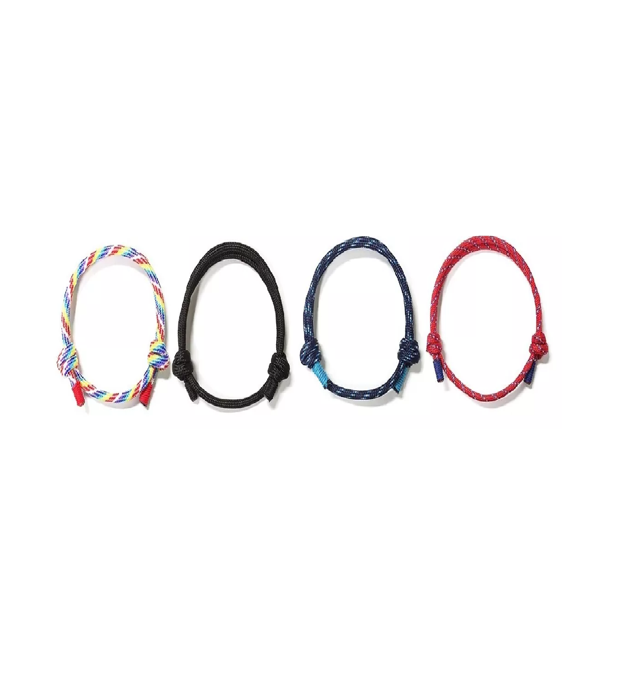 Foto 4 pulgar | Pulsera Trenzada Belug Multicolor 4 Piezas