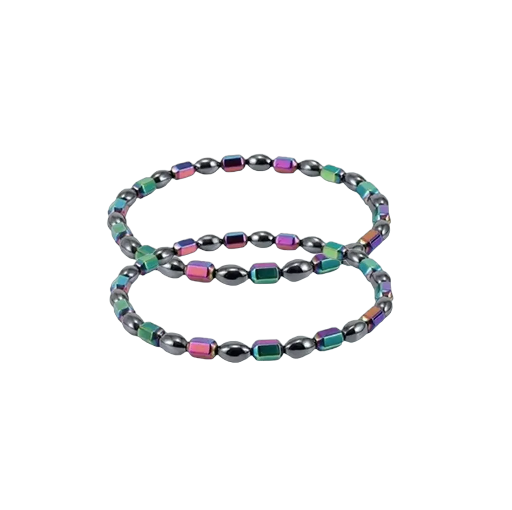 Pulsera Tobillera de Terapia Magnética Belug Multicolor 7 CM 2 PZAS