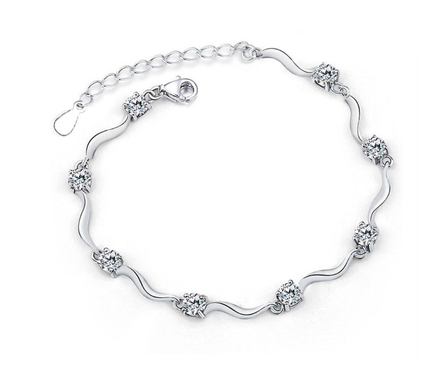 Foto 2 pulgar | Pulsera Funbu de Plata para Mujer