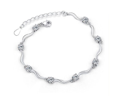 Foto 1 | Pulsera Funbu de Plata para Mujer