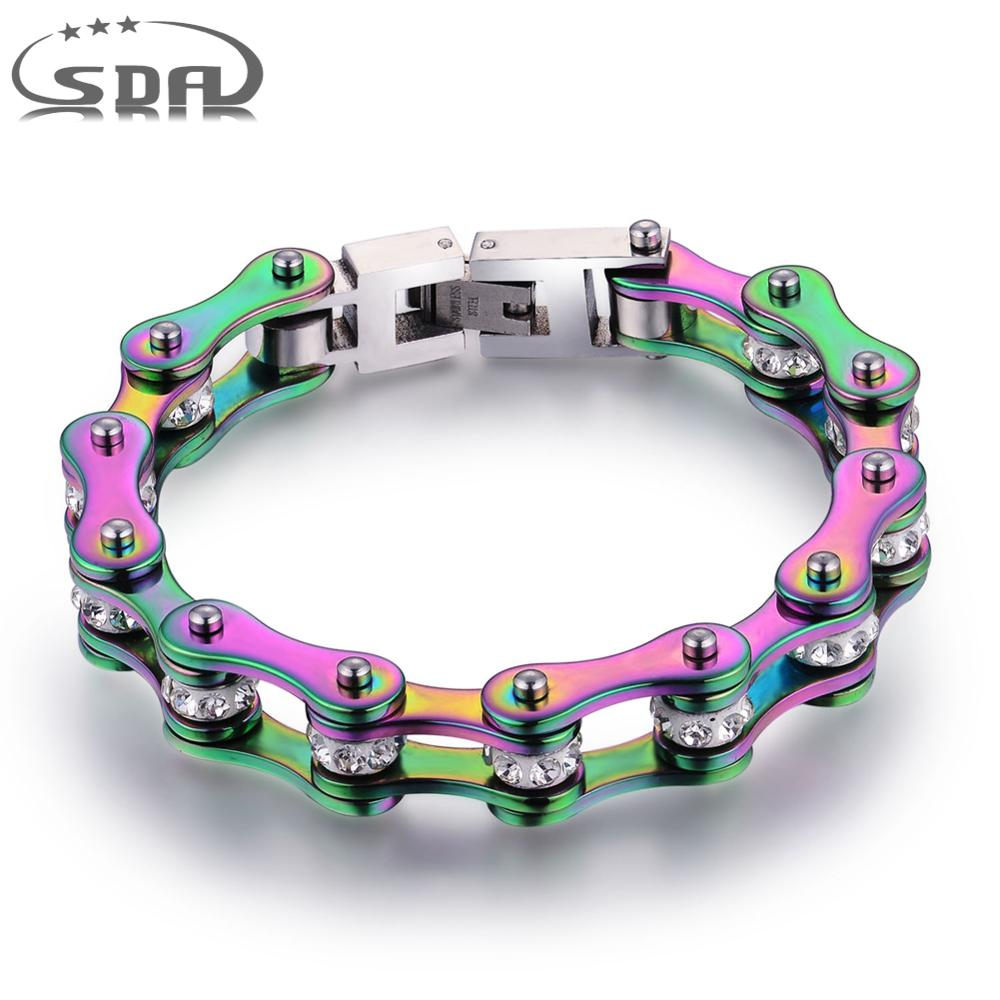 Foto 6 pulgar | Venta Internacional - Pulsera de Cadena de Motocicleta para Mujeres