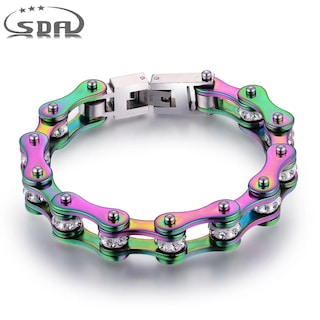 Foto 5 | Venta Internacional - Pulsera de Cadena de Motocicleta para Mujeres
