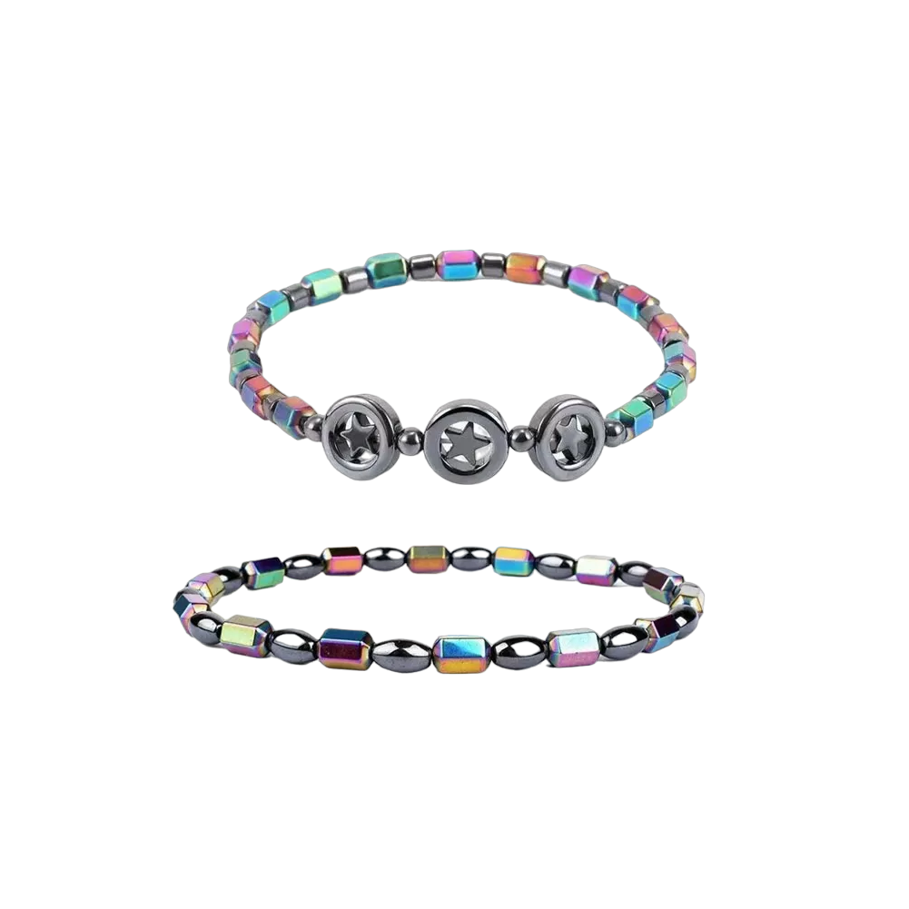 Foto 2 pulgar | Pulsera Tobillera Para Bajar Peso Magnética + Anklet, 2 Pcs