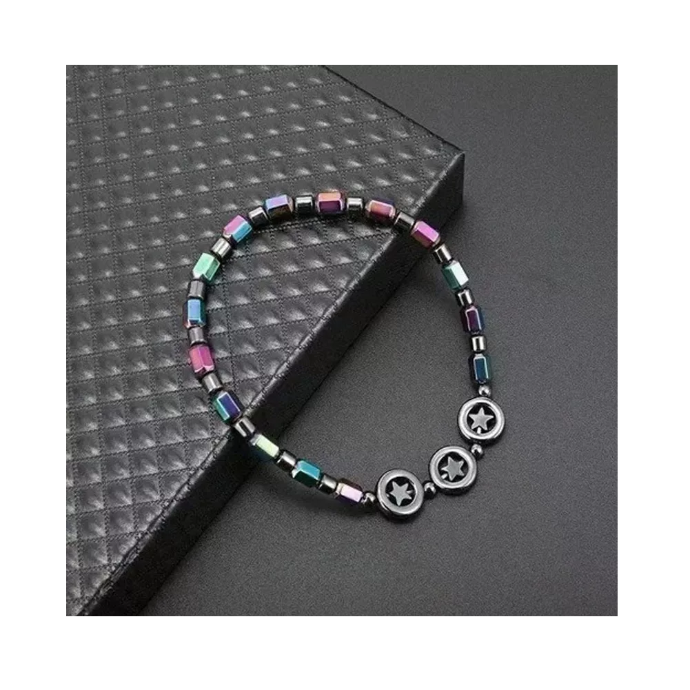 Foto 4 pulgar | Pulsera Tobillera Para Bajar Peso Magnética + Anklet, 2 Pcs