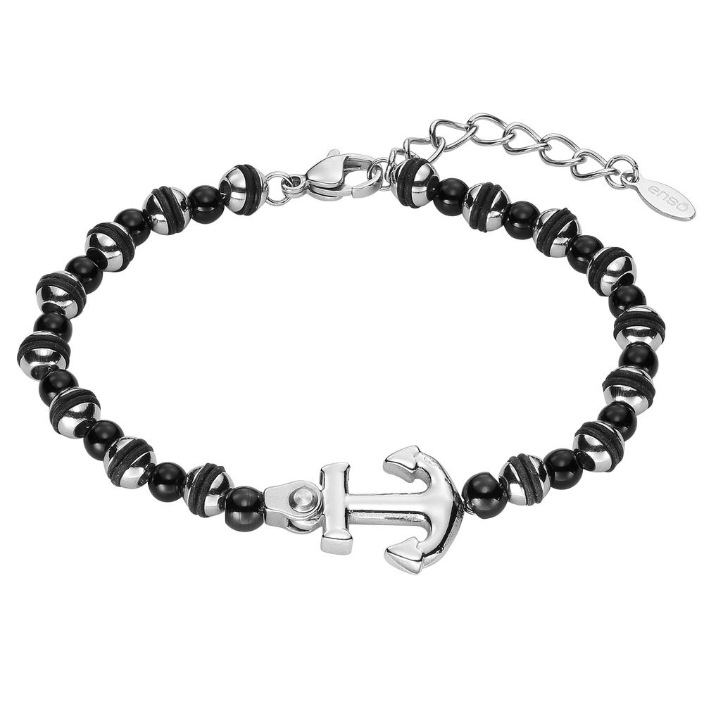 Foto 1 | Pulsera de Acero Inoxidable Enso Emb0115b Negra para Hombre