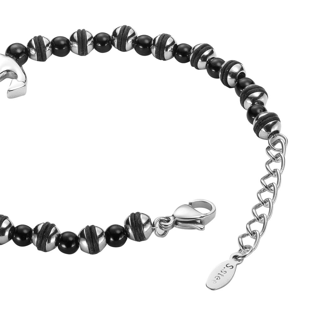 Foto 3 | Pulsera de Acero Inoxidable Enso Emb0115b Negra para Hombre