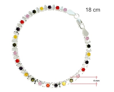 Foto 5 | Pulsera de Estrellas Horoz de Plata 925