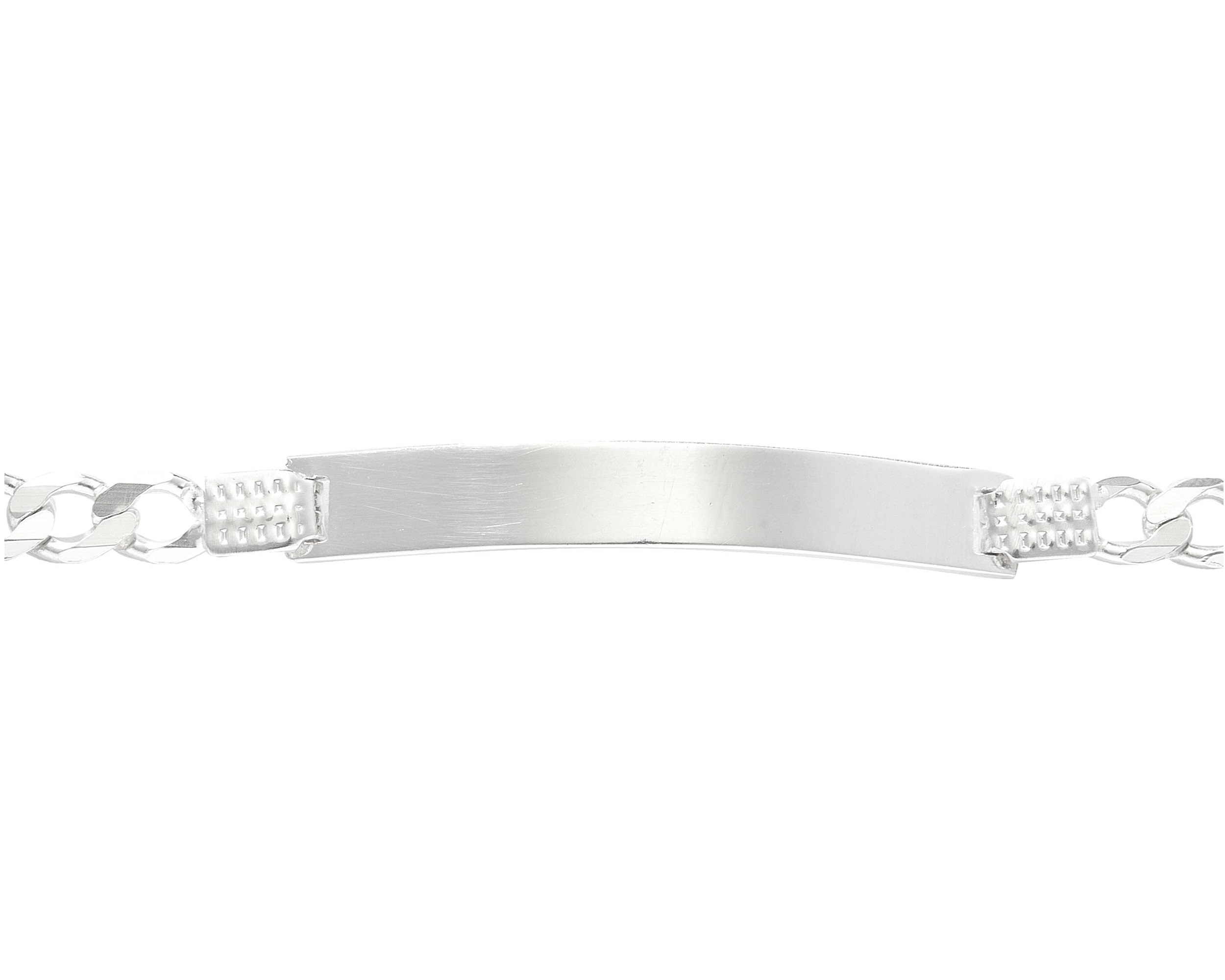 Foto 2 | Pulsera de Placa Plata 925 Horoz Cp560 Barbada 18 cm