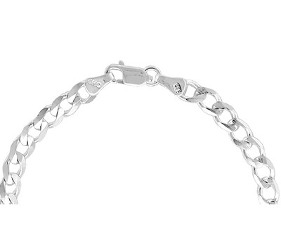 Foto 3 | Pulsera de Placa Plata 925 Horoz Cp560 Barbada 18 cm