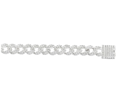 Foto 2 | Pulsera Circonias Full Iced Horoz Plata 925 18 cm