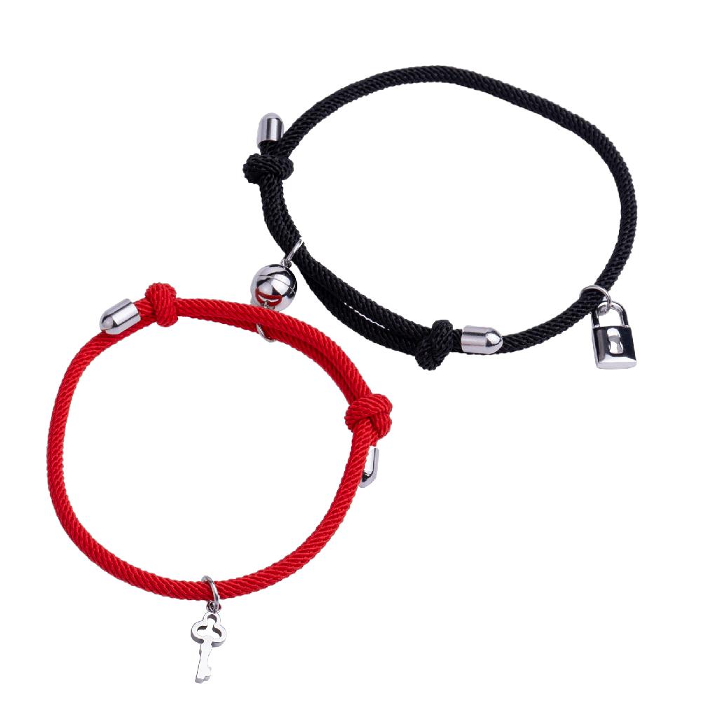 Pulseras Para Pareja Magnéticas, Pulseras De Hombre Y Mujer Luckyly, Modelo Tala