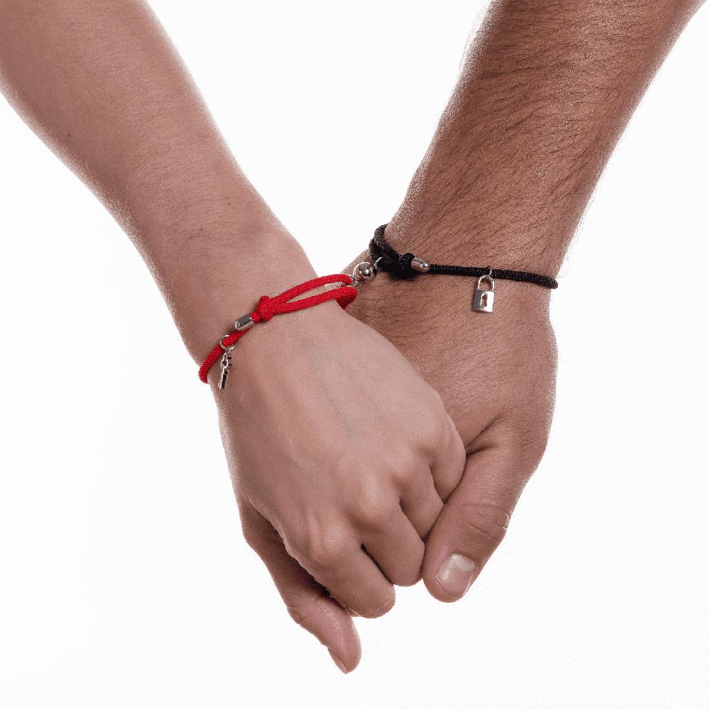 Foto 6 pulgar | Pulseras Para Pareja Magnéticas, Pulseras De Hombre Y Mujer Luckyly, Modelo Tala