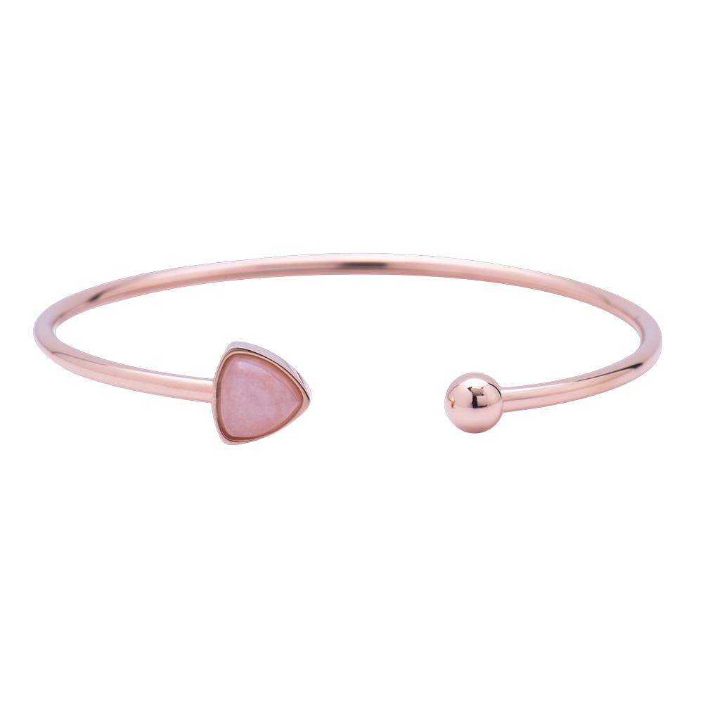 Brazalete para Mujer Tipo Luckyly con Cuarzo Natural Aline