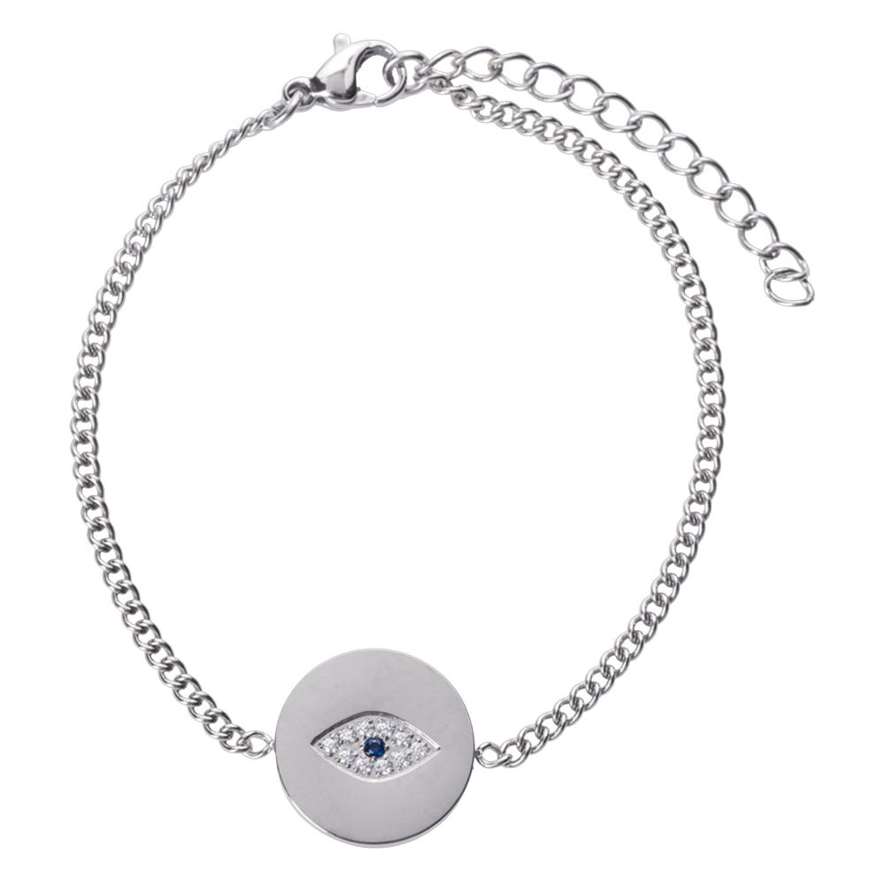 Foto 4 | Pulsera Luckyly Plateada para Mujer