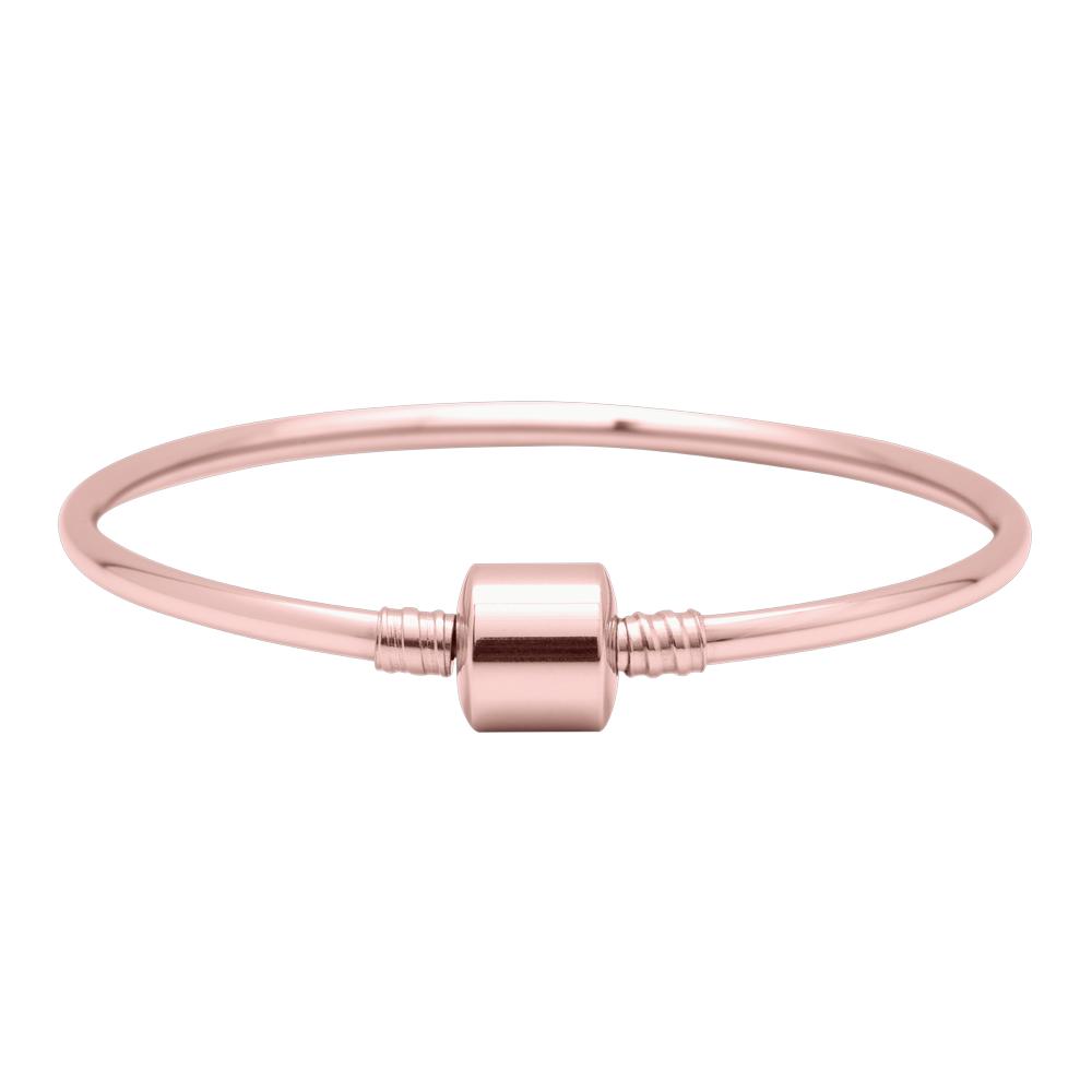 Pulsera de Mujer para Charms Luckyly, Modelo Bruna Oro Rosa