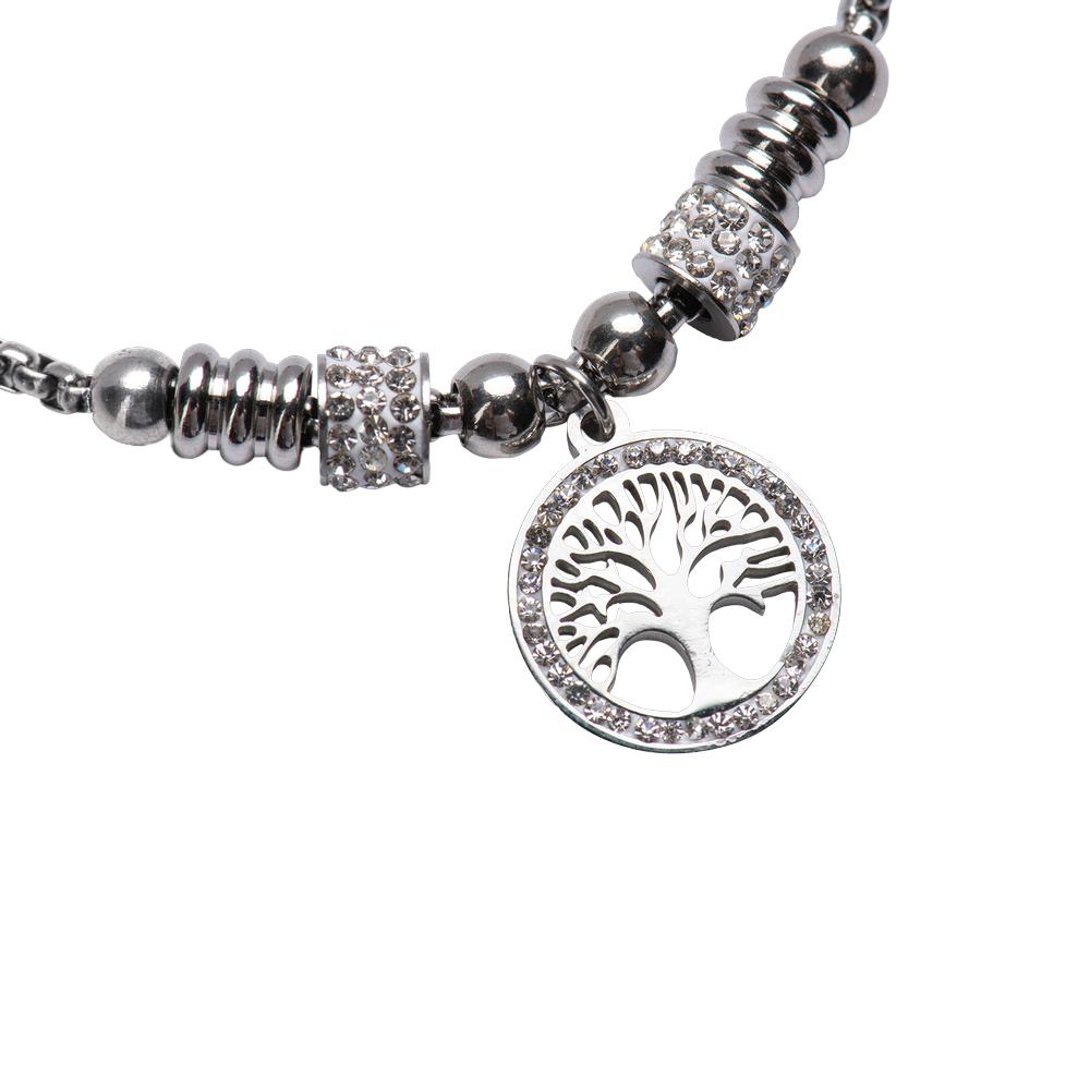 Foto 3 pulgar | Pulsera para Mujer Dije de Árbol de la Vida Luckyly, Modelo Pía Plata