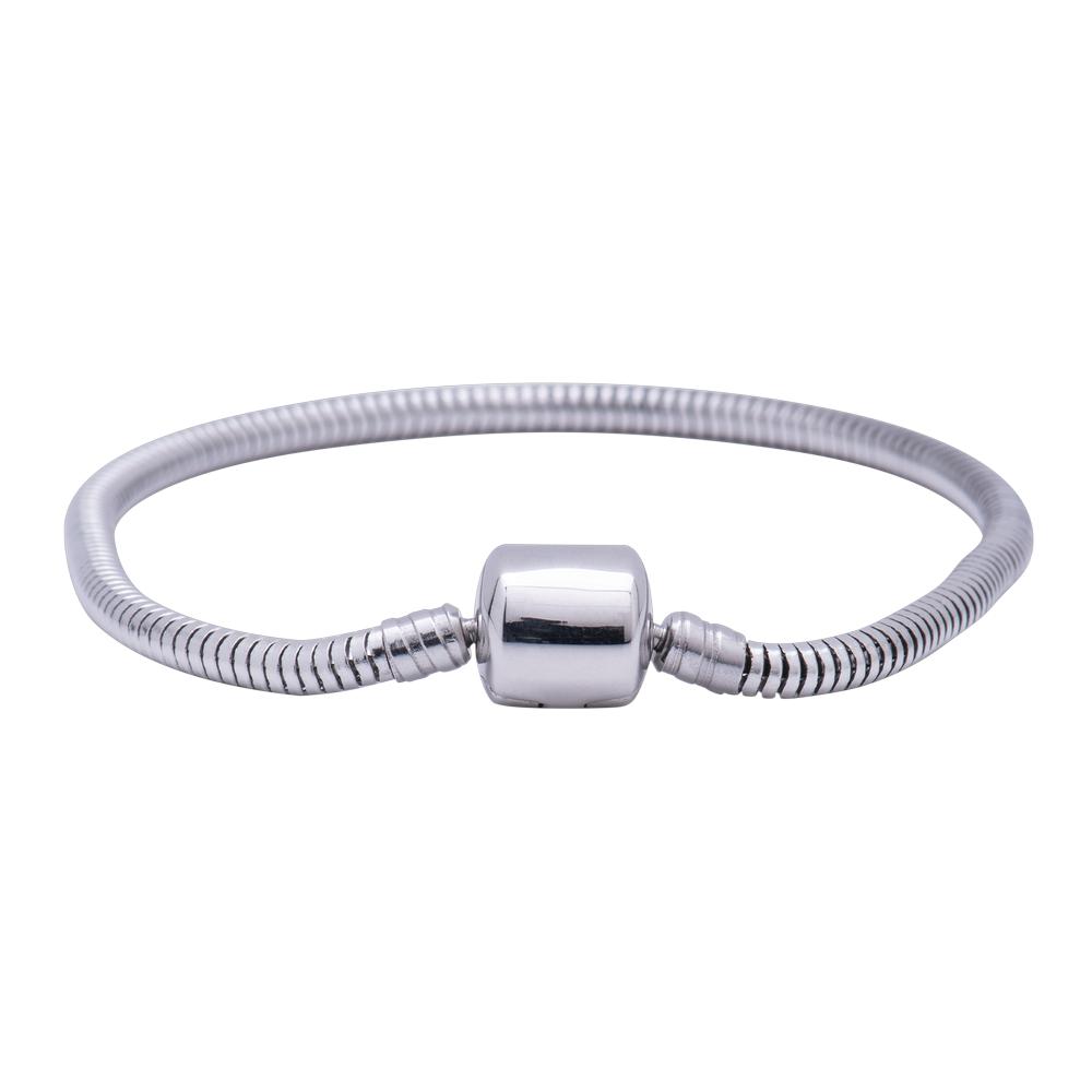 Pulsera de Mujer para Charms Luckyly, Modelo Nuria Plata