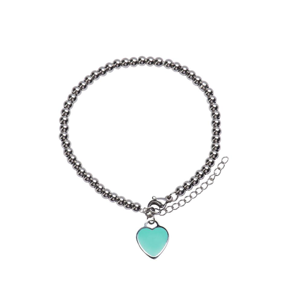 Pulsera Luckyly Plateada de Acero Inoxidable para Mujer