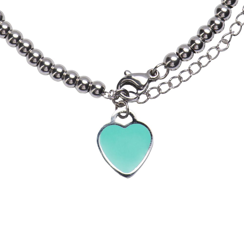 Foto 4 pulgar | Pulsera Luckyly Plateada de Acero Inoxidable para Mujer