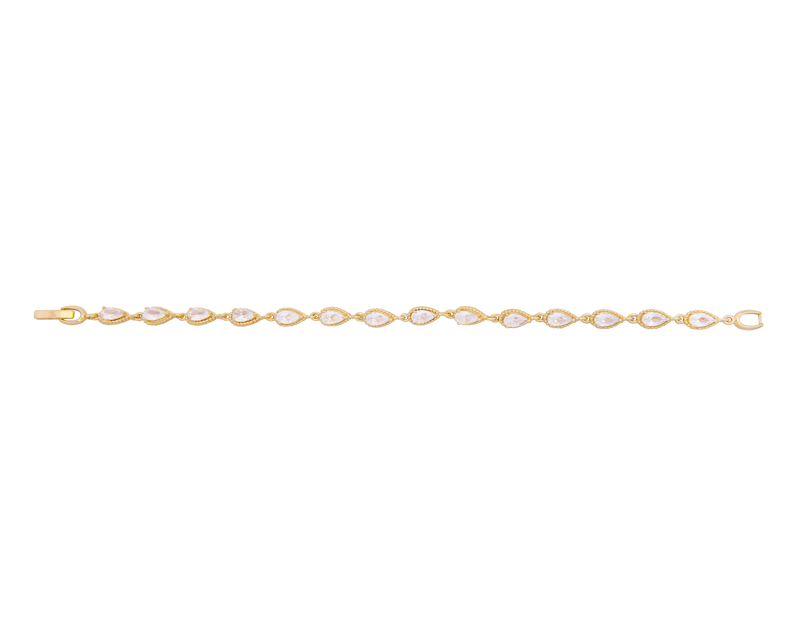 Pulsera de Chapa de Oro 18k Joyas Plafer 1822p-ch Dorada